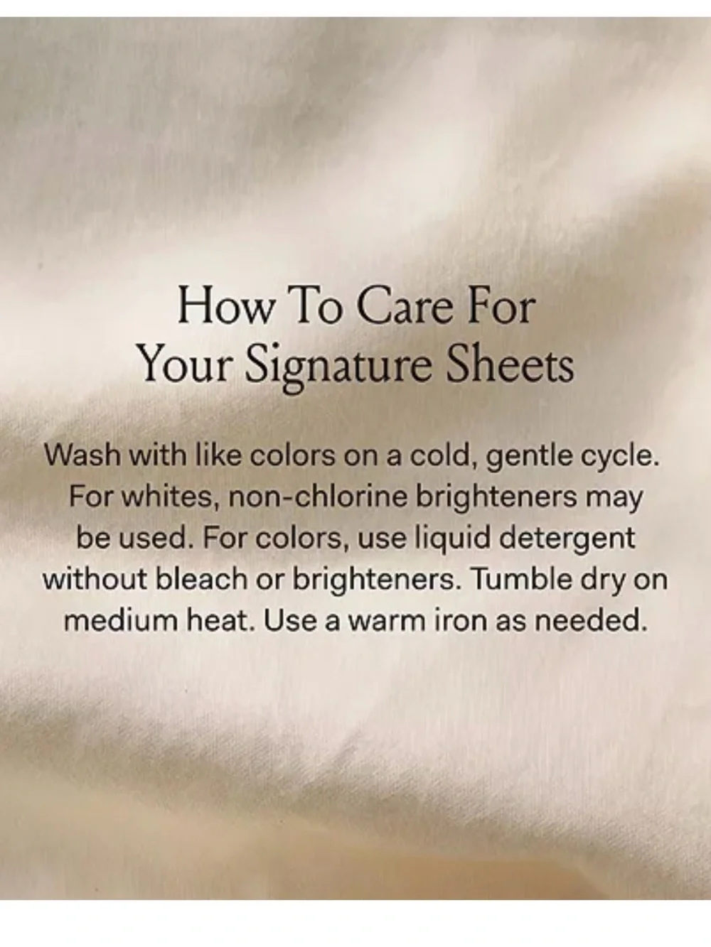 Boll & Branch NWT Signature Cotton Hemmed Pillowcase Set (2)Creme $59 MSRP